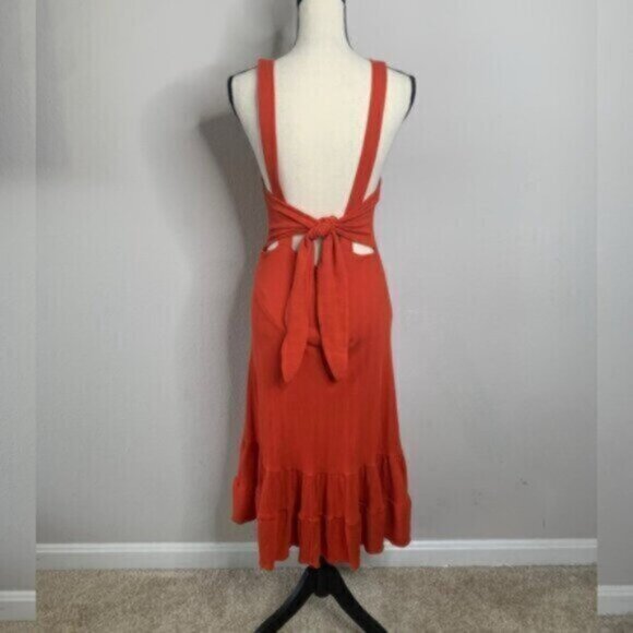 Free People Into You Orange Midi/Maxi Dress - Picture 14 of 14
